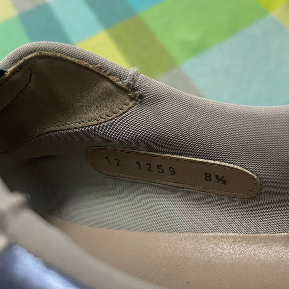 Prada Sport SS2000 technical cut-out slip-on trainers in a metallic blue/silver - Picture 9 of 9